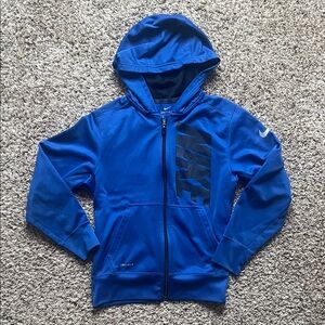 Nike Kids Royal Blue Zip-Up Hoodie